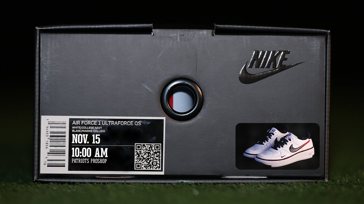 patriots pro shop air force 1