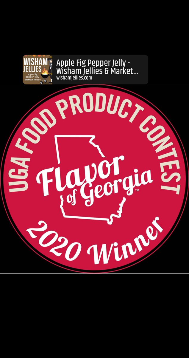 We won the <a href="/FlavorofGA/">Flavor of Georgia</a> with our Holiday flavor Apple Fig Pepper Jelly! <a href="/FoodNetwork/">Food Network</a> <a href="/GeorgiaGrown/">GeorgiaGrown</a> <a href="/GAFollowers/">Everything Georgia</a> <a href="/GordonRamsay/">Gordon Ramsay</a> <a href="/GuyFieri/">Mayor Guy Fieri</a> <a href="/CookingChannel/">Cooking Channel</a>