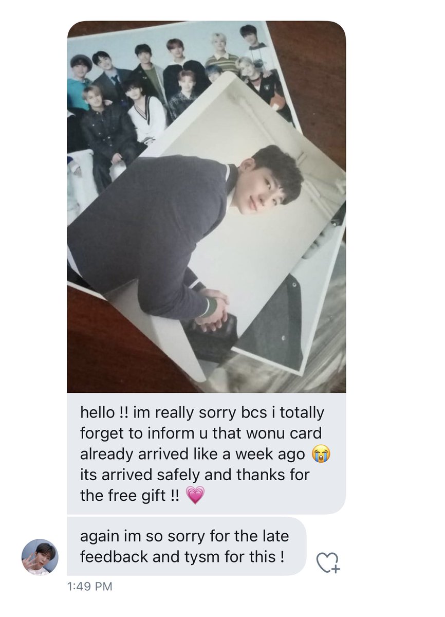 SVTMsia's tweet photo. Thank you for putting your trust in me with your purchased items ! Have a good night’s rest tonight everyone 🥰💛✨
#SVTMsiaFeedbacks https://t.co/y5txu3G6Hs