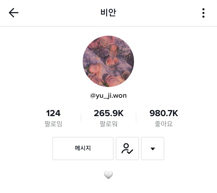 BIANTHING's tweet photo. 🐺🤍 #BIAN Official TikTok Profile Bio 

#비안 #지원 #유지원 https://t.co/M6kkLTx1x6