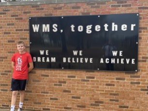Berbs_27's tweet photo. Wesclin Middle School supporting Veterans Day yesterday. 3 8th grade baseball players all sharing a pice of writing. Congratulations Guys job well done! Love seeing success outside the ball field. Reese Kohlbrecher, Owen Josias/Szpila. #VeteransDay #ThankyouforyourService #WMS https://t.co/kgbtSzxt8k