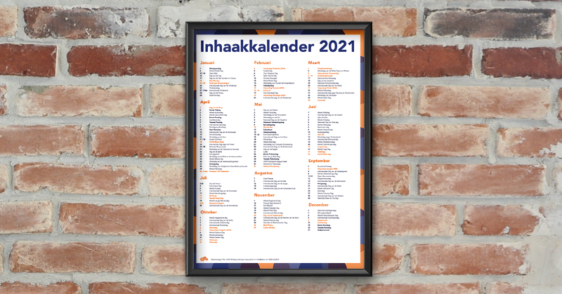 OBM_nl's tweet photo. Een goede voorbereiding is het halve werk, wij hebben alvast de inhaakmomenten van 2021 op een rij gezet. #inhaakkalender #inhaakmomenten