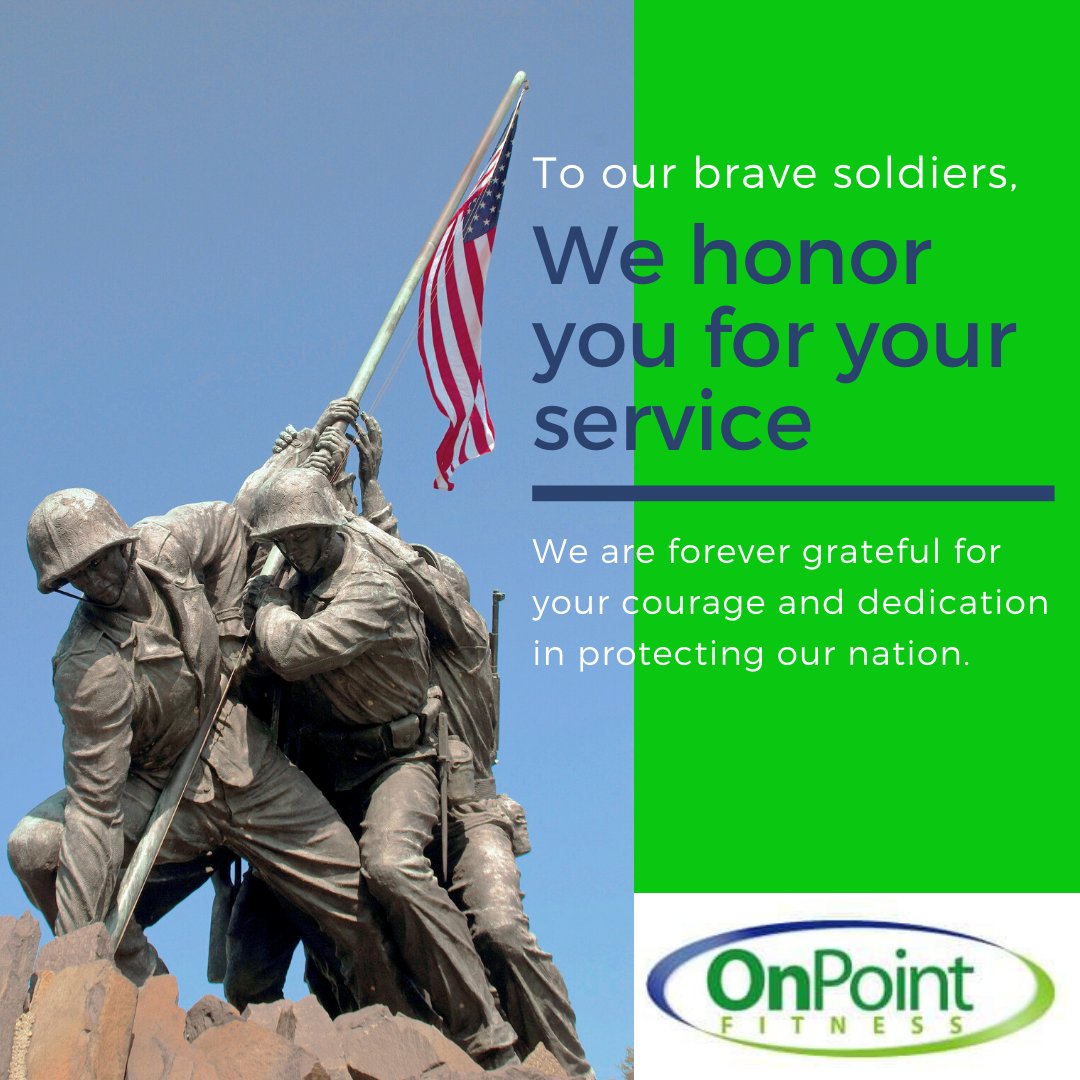 OnPointFitness's tweet photo. We Salute You! 🇺🇸 #Veteran #VeteransDay #ThankYou
#CoachLloyd #VirtualCoach #OnPointFitness #Swim #Bike #Run https://t.co/dHmlDYeA9y