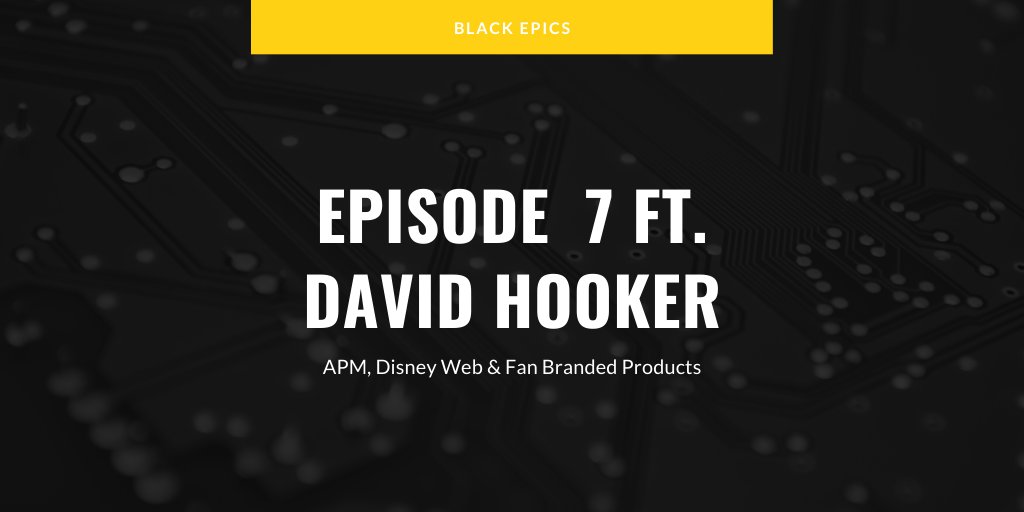 BlackEpics's tweet photo. New Episode Alert - In Ep. 7 we chat with David Hooker, an APM at Disney! David is a transplant in a lot of ways. He’s from the east coast, received a bachelor in theaters arts and worked in children’s theater &amp; arts education. https://t.co/R5pCgvCEn0 https://t.co/ktHvUeiAGj