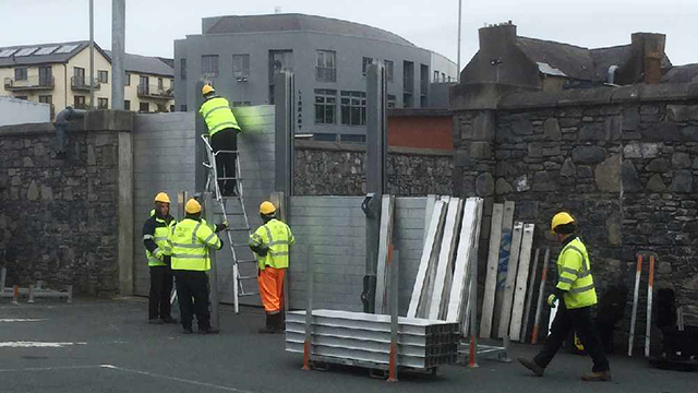 Elements of the flood barriers were put in place in Mallow &amp; Fermoy North yesterday in response to the rainfall projections for Wed 11th &amp; Thurs 12th of November. Fermoy South barriers are already in place.

#StaySafe and #KeepWell