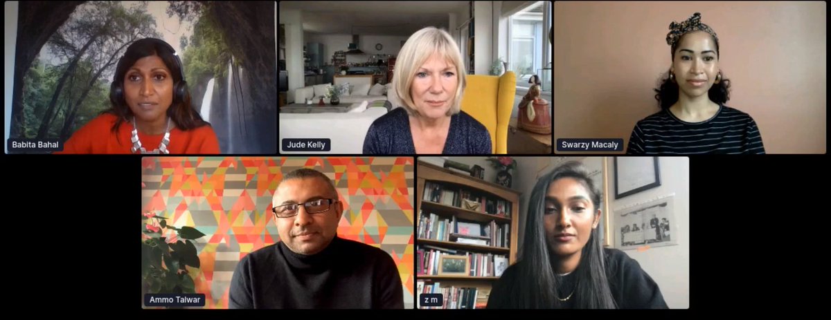 Decolonising the Creative Industries: loved how varied this panel was, with many different creative fields represented - definitely encouraged a lively and multi-perspective debate! A subject that I definitely feel less informed about - all the more reason to attend!