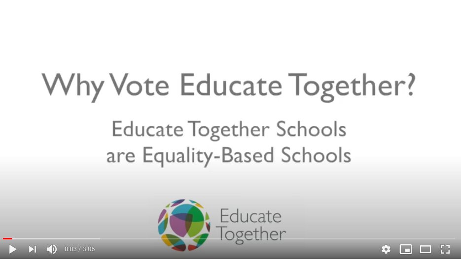 EducateTogether's tweet photo. Educate Together is applying to open second-level schools in Gorey & in south Dublin. Parents have a chance to vote for Educate Together.
Here's a video on what makes Educate Together's second-level schools so unique:
https://t.co/CZS9qbY8lS
#VoteEducateTogether https://t.co/JwweSBzvsv