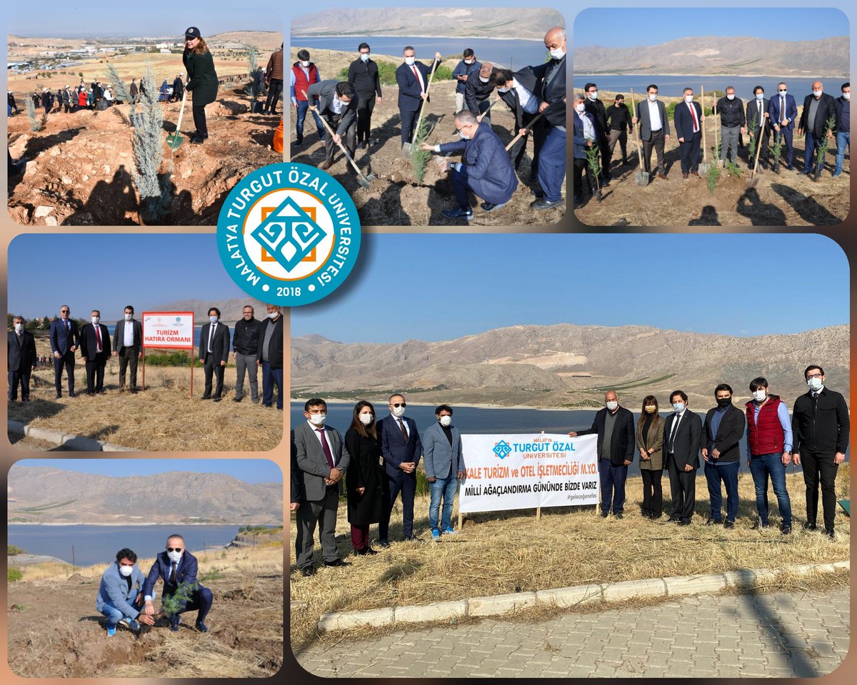 “Milli Ağaçlandırma Günü” kapsamında <a href="/MTU_ozaledu/">Malatya Turgut Özal Üniversitesi</a> Kale, Turizm ve Otel İşletmeciliği Meslek Yüksekokulu Kampüs alanımızda 100 fidan dikimi gerçekleştirerek, Daha Yeşil Bir Türkiye için. Geleceğimiz, Gençlerimiz için 
#GeleceğeNefes oluyoruz. 🌳🌲🌱