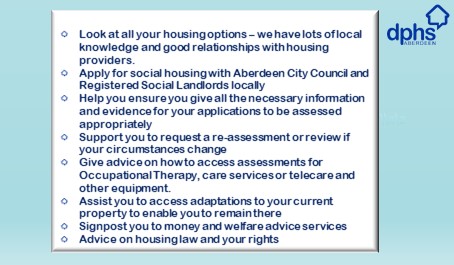 Disabled Persons Housing Service Aberdeen tweet media