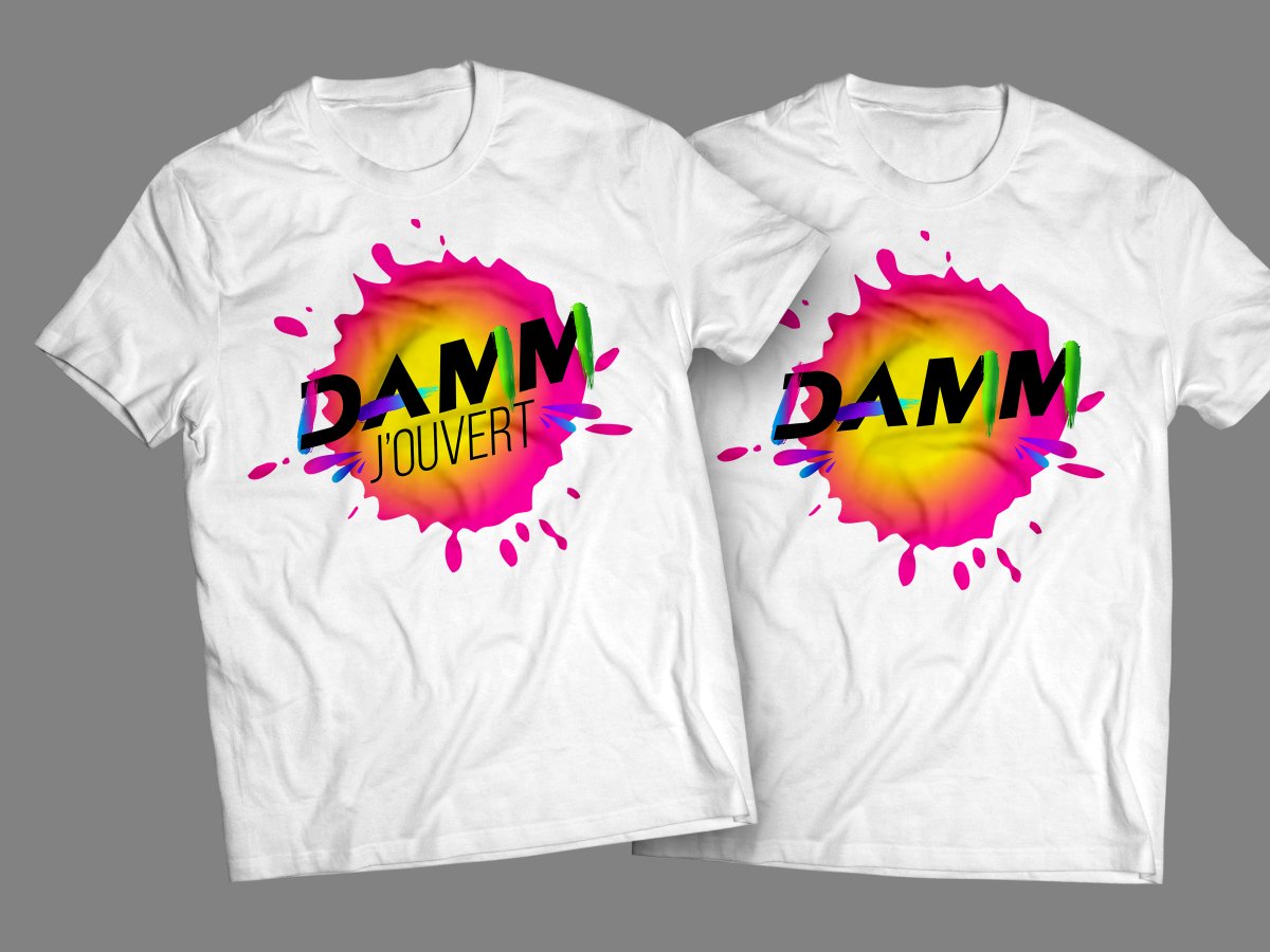 Ru4artwork's tweet photo. #DammJouvert Logo design.. Tshirt mockup @GetOneMedia #getonemedia https://t.co/66JOY7Dx5w