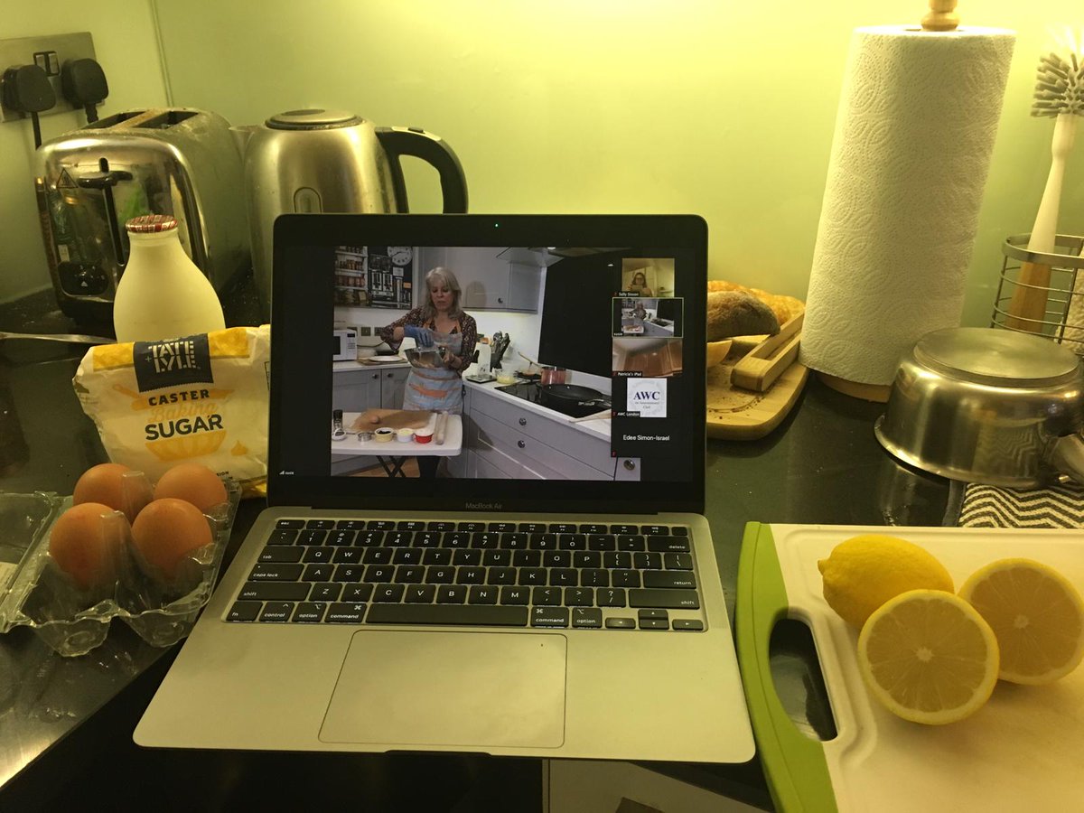 awclondonorg's tweet photo. Part 3 of our British Baking Class series did not disappoint! This week we learned how to make Welsh Cakes and homemade lemon curd. Come join us next week for our final class as we learn how to bake Sticky Toffee Pudding and Chocolate Biscuit Cake. 👩‍🍳

https://t.co/8uDBUpGWTZ https://t.co/5heBgFLWAp