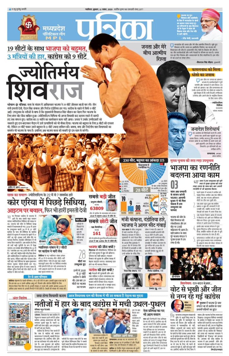 PatrikaGwalior's tweet photo. #मतगणनाचुनावकवरेज #PATRIKA @GWALIOR
#patrikanews #patrikagwalior https://t.co/X8MjIkE0Ri