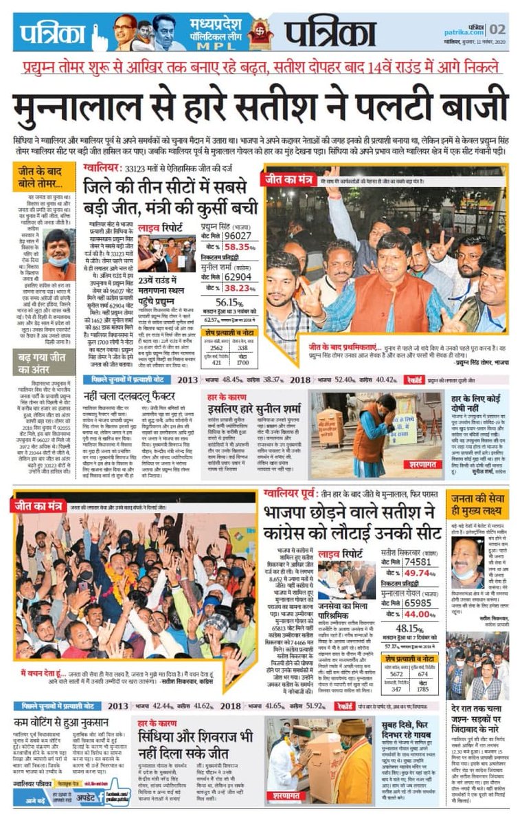 PatrikaGwalior's tweet photo. #मतगणनाचुनावकवरेज #PATRIKA @GWALIOR
#patrikanews #patrikagwalior https://t.co/X8MjIkE0Ri