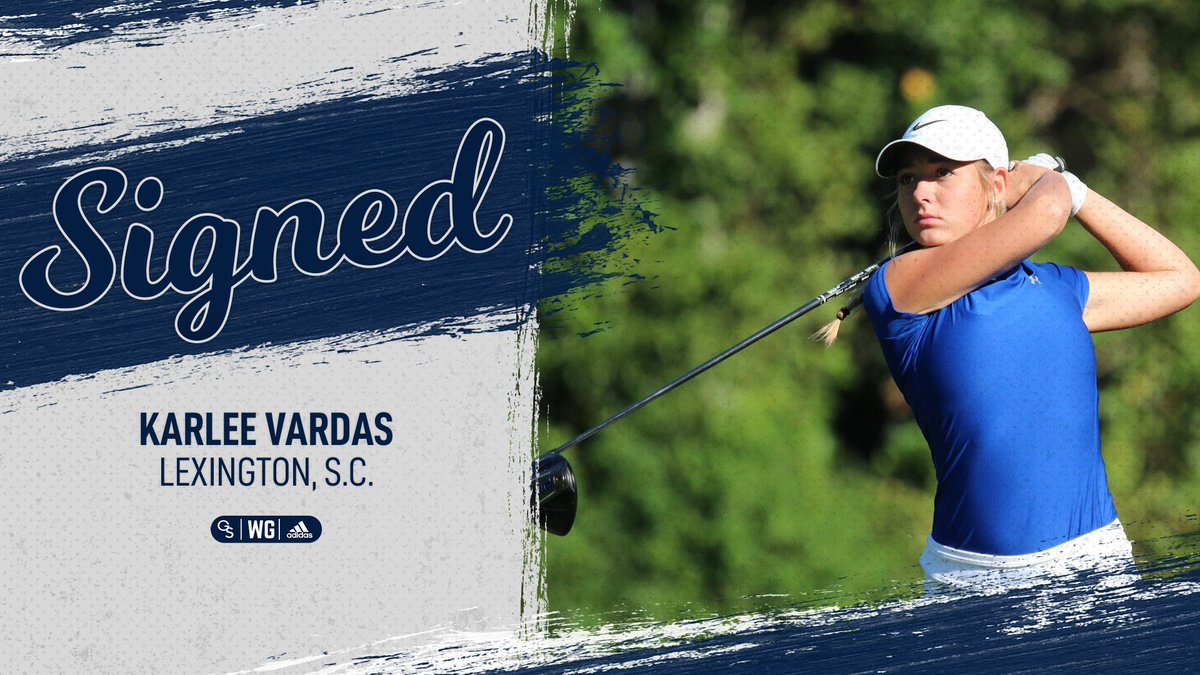 GaSouthernWGolf's tweet photo. Welcome to Eagle Nation Karlee Vardas!

@karleevardas | #HailSouthern https://t.co/YOkFY9JBHi