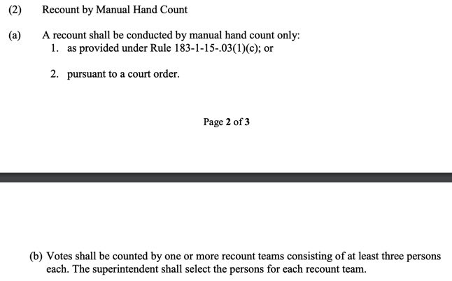 Remember that time—you probably don’t, it was WAAAY back in 2018–when Georgia refused a recount? 

Remember when the man who WON THAT ELECTION signed a law outlawing hand recounts  (except for court orders &amp; machine failure &amp; said ONE PERSON chooses who gets to count?

Good times