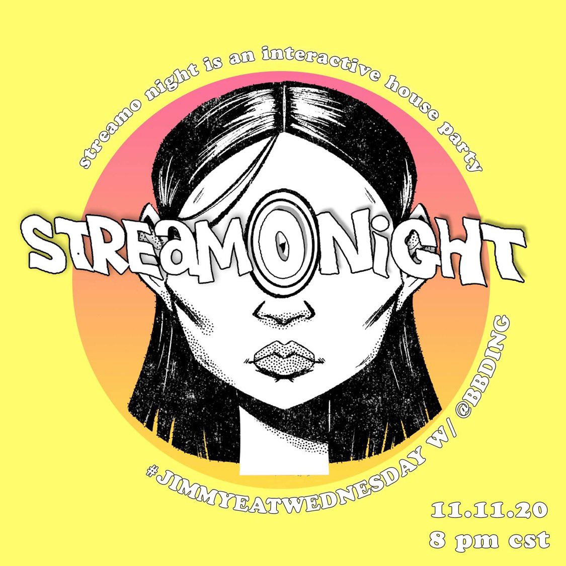 streamonight's tweet image. See y’all tonight at 8pm CT on streamonight.com 4 all the emo jams 🖤🖤🖤