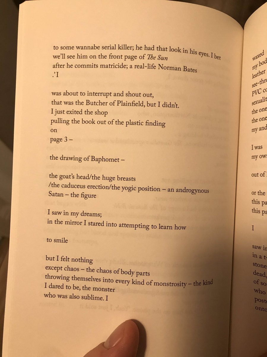 Couldn’t get the whole five pages of this poem/ section from my favourite part of Death Of A Clown by  @physis93
