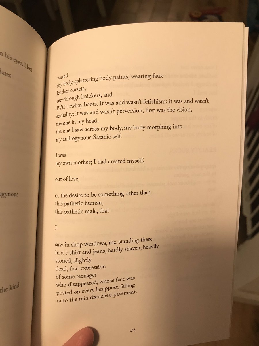 Couldn’t get the whole five pages of this poem/ section from my favourite part of Death Of A Clown by  @physis93