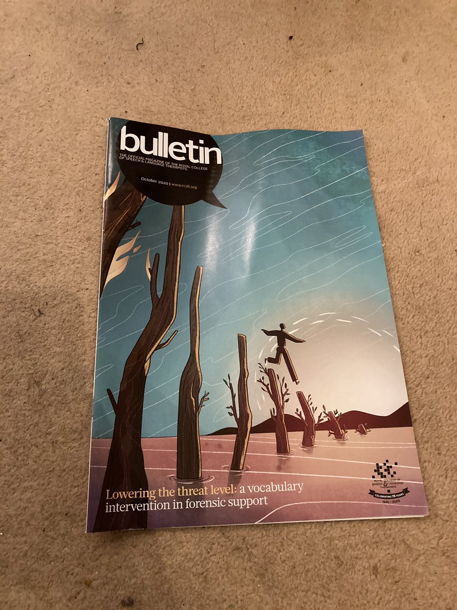clarityspeechie's tweet photo. When your toddler find a copy of @rcslt_bulletin and shouts “Stick Man!” whilst thrusting it under your nose... #rcslt #bulletin #juliadonaldsonfan https://t.co/0SfZJHI7KP