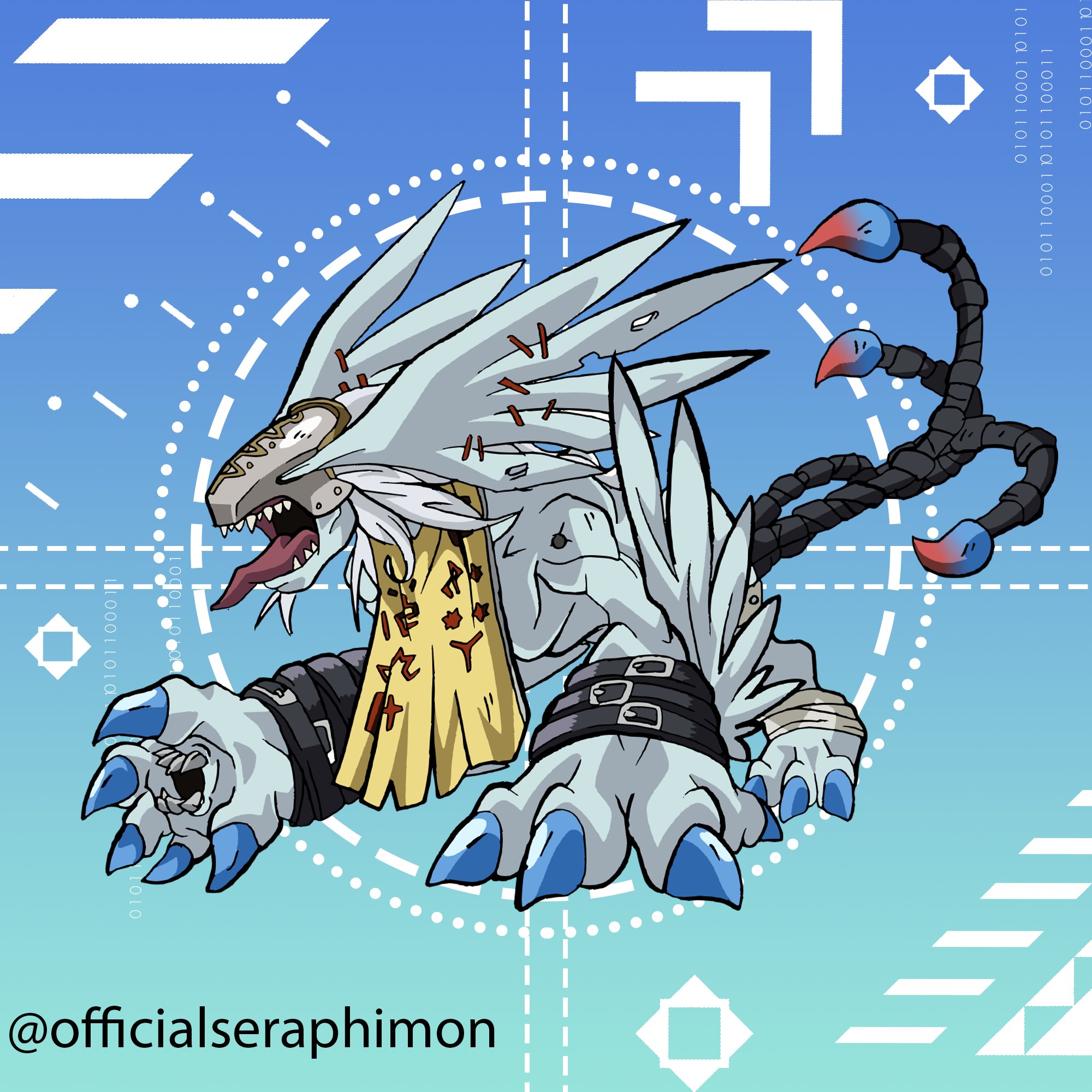 Seraphi COMMISSIONS OPEN on X: My art of Vamdemon in Tri. Style #digimon # digimontri  / X