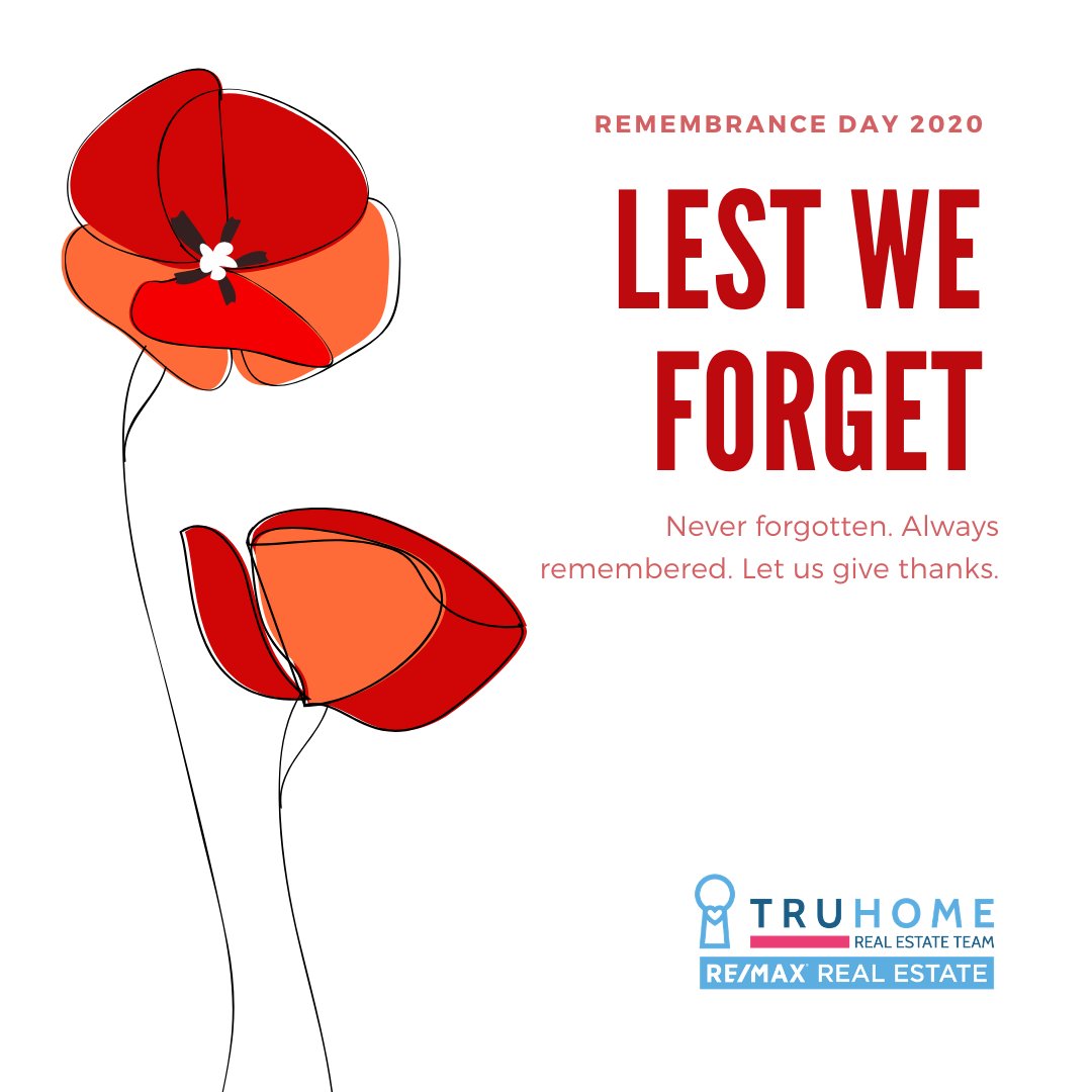 During this time of reflection, let us pause to honour, thank and remember our Fallen. #withgratitude #remembranceday