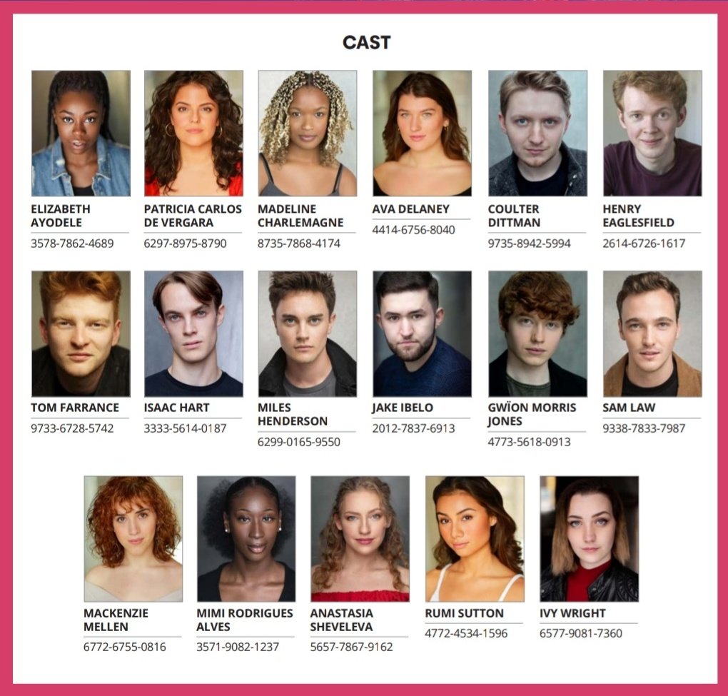 CentralBAMT's tweet photo. BA Acting Musical Theatre 2021's first public production @CSSDLondon is

Love and Information by Caryl Churchill❤➕ℹ

Available to watch from Dec 10th to 24th 2020

To book, email or click the link in our bio! https://t.co/Q9eOeEAgTd