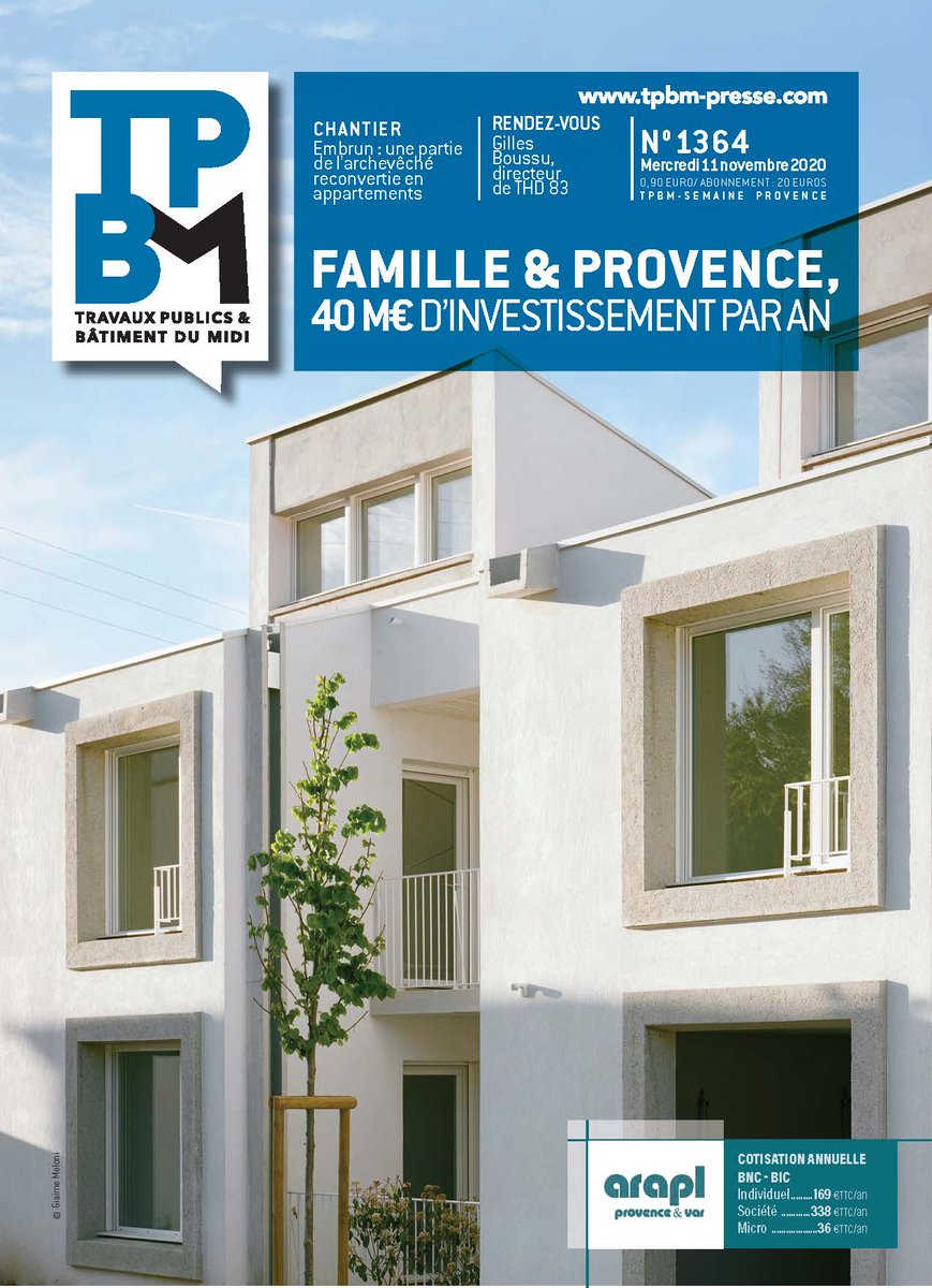 TPBMpaca's tweet photo. A la Une de TPBM cette semaine : 
Famille &amp; Provence : 40M€ d'investissement par an

cc @Officiel_FP https://t.co/TpkpFkSSFa