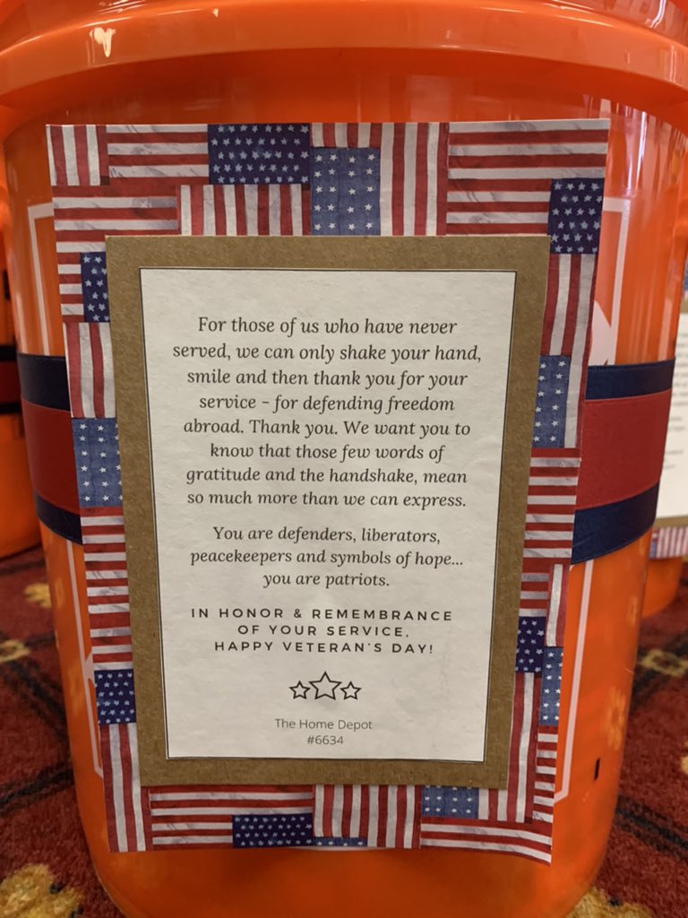 DavidBa73837136's tweet photo. 6634 Veterans Day 2020 Home Care Buckets for our Local VFW https://t.co/CL8Wgc3rWH
