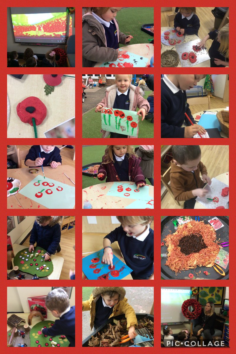 Today in Nursery we have been learning about Remembrance Day! <a href="/BarntonMrsL/">Alison Lawson</a> <a href="/barntonminis/">Debs Stewart</a>