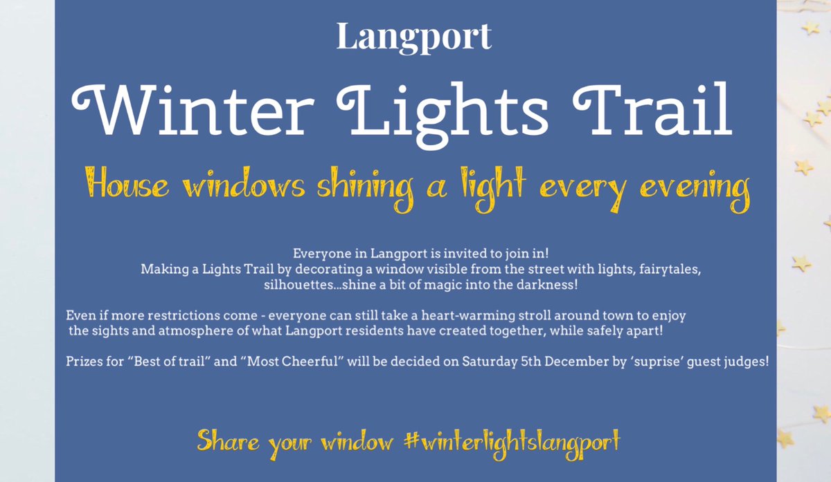 LangportY's tweet photo. What a beautiful display #winterlightstrail #langport https://t.co/tqAzGYidA7