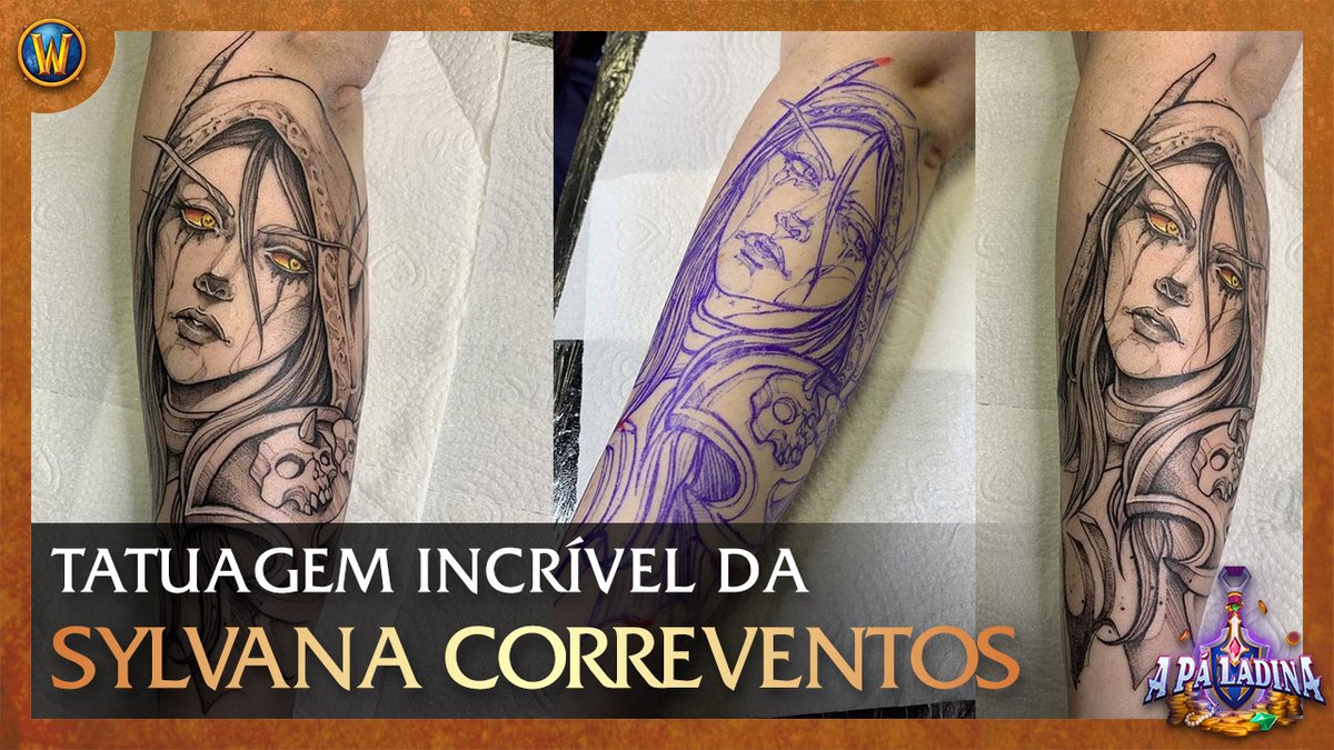 apaladinawow's tweet image. Tatuagem incrível da Sylvana Correventos e a tatuadora é de São Paulo!
Link: bit.ly/TatuagemSylvan… 
Tattoo da @anacbhernandes 
Tatuadora: Tainá Camilo (instagram.com/tainacamilo/)