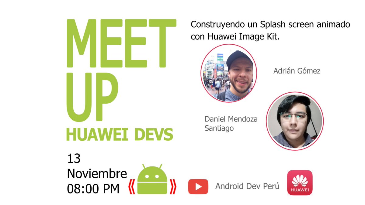eduardomedina's tweet photo. Este viernes 13 a las 8PM meetup online con Huawei @androiddevperu @adx2099 @danms07 #android #meetup #online #peru #androiddevperu https://t.co/22wS64K4pH