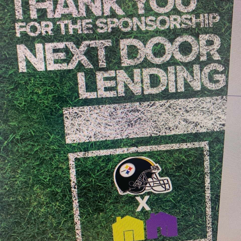 PCSteelers's tweet photo. Thank you Next Door Lending!! https://t.co/bIiKJMzB0F