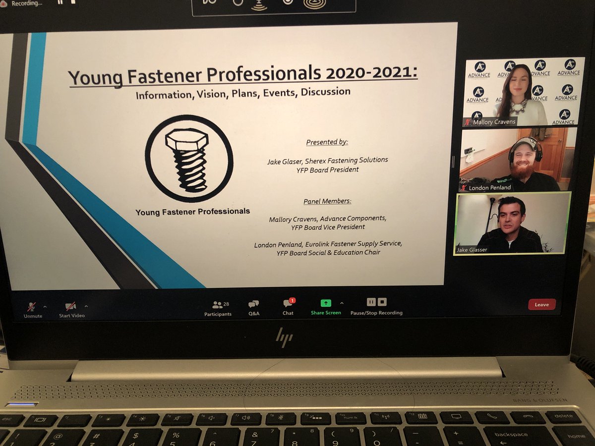 FastenerShow's tweet photo. We’re hearing from @YoungFastPros leadership Jake Glaser, Mallory Cravens, and London Penland at #MatchAndMeet - are you joining us? https://t.co/EUmOHz4upZ