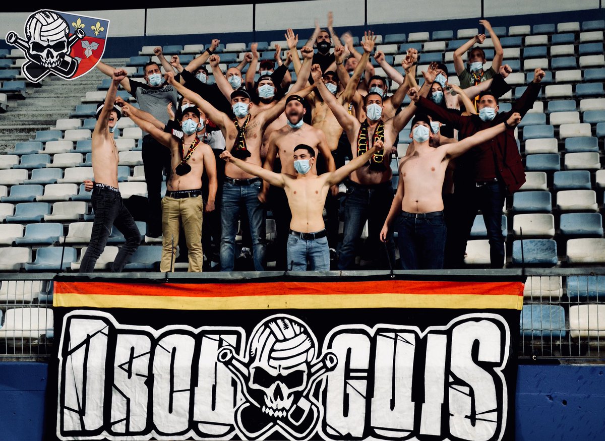 UltrasMadeinFR's tweet photo. Drouguis Orléans on tour Bastia ! (23/10/2020) #SCBUSO https://t.co/WXZTbx20hA