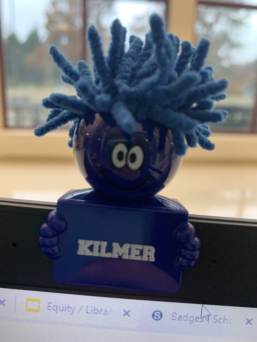 libraryms's tweet photo. Who would have thought a camera cover could spark so much joy! Thanks Kilmer Admin Team! You all are the best! @kilmercougars #ourkms https://t.co/gzml6vkrrk
