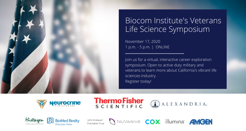 BiocomInstitute's tweet photo. Today we take the time to honor those who have served and sacrificed, and have dedicated their lives to a cause greater than their own! Veterans find out more about our Symposium here: https://t.co/n3e0kHu86W
#veteransday #veterans #biocom4vets #lifescience #veteransday2020 #vets https://t.co/L6iMNE3mHa
