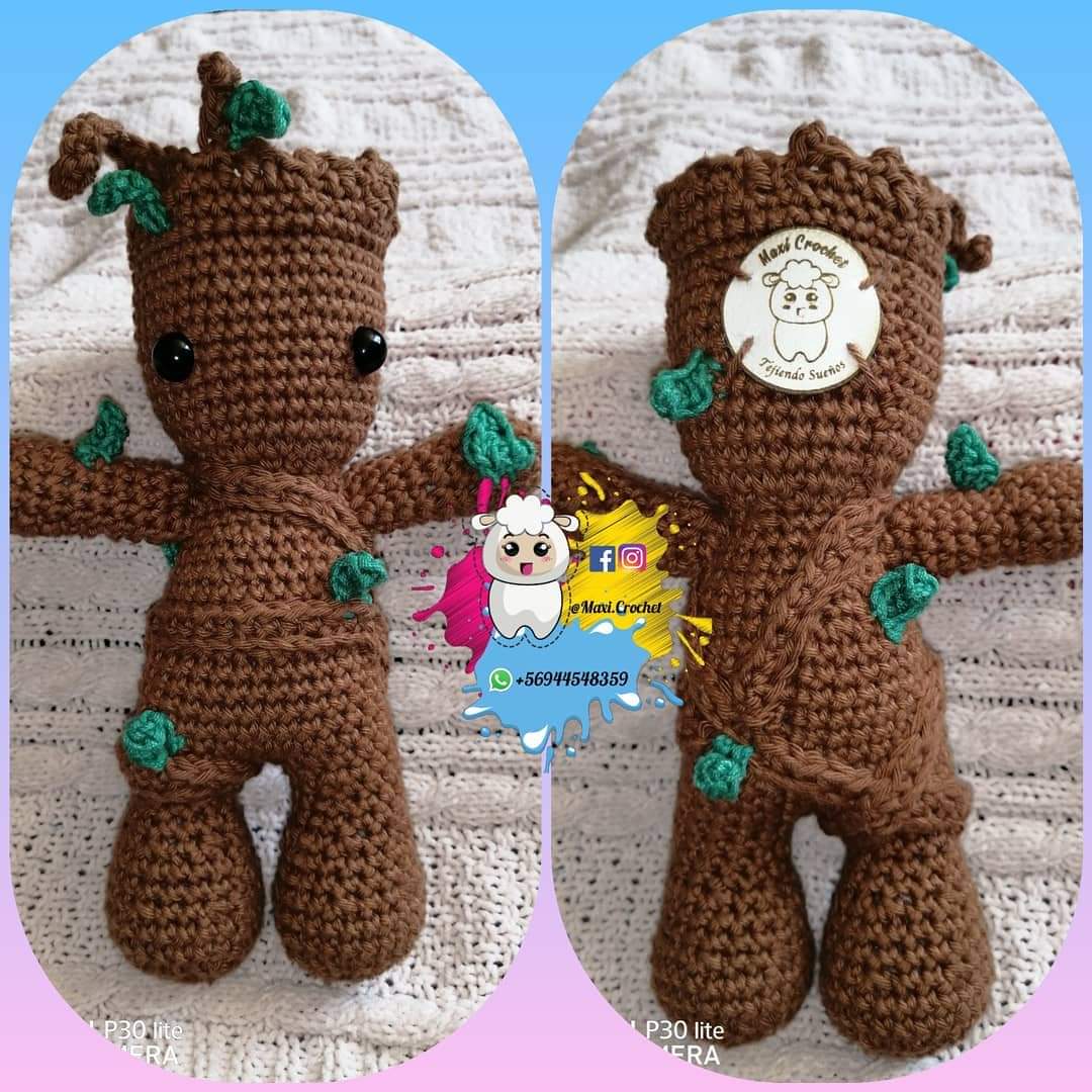 MaxiCrochet's tweet photo. Hermoso nuestro baby groot 🥰 como sonajero
Hecho 100% en algodón y relleno apto para bebés. Se hace a pedido. 
Haga sus cotizaciones al wsp https://t.co/No7N8GwbdB
By: @marita_24s
#MaxiCrochet #Crochet #TejiendoSueños #TejidoLove #crocheterapia #Chilegram #Crochet #Crochetchile https://t.co/BP5jTHwAAq