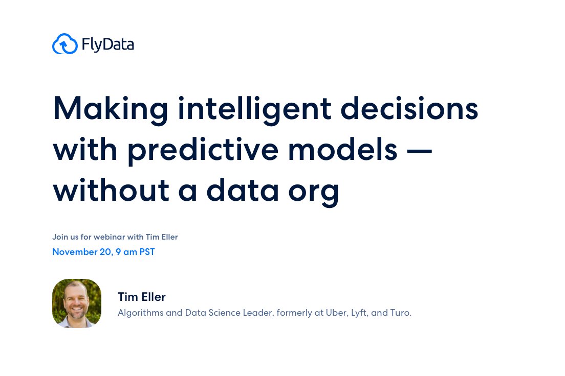 FlyDataInc's tweet image. FlyData Fridays - Interesting learning session for data machine learning nerds. Like us 😄
buff.ly/3n1aA91