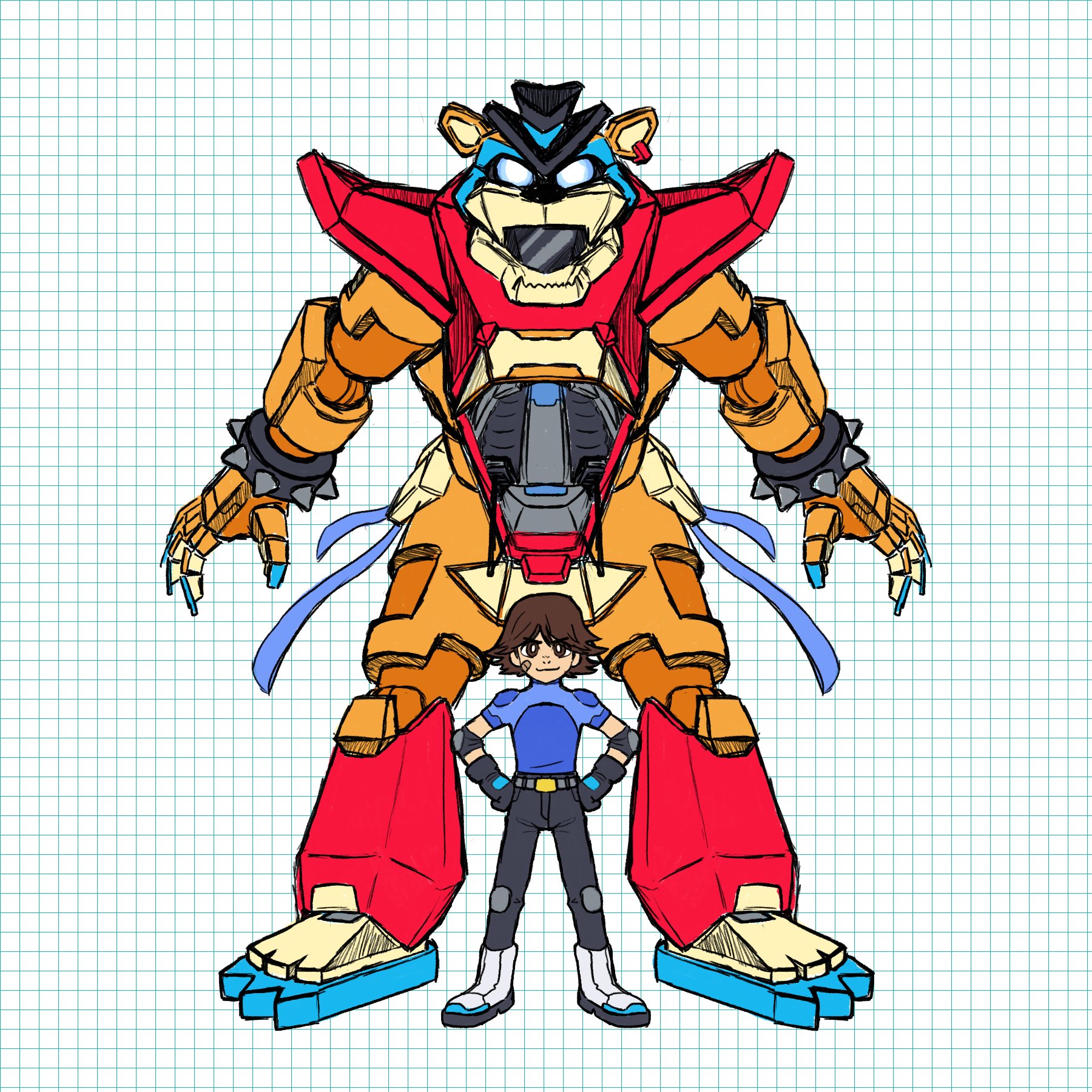 The new Five Nights at Freddy's Glamrock Freddy is technically a Mobile  Suit. : r/Gundam