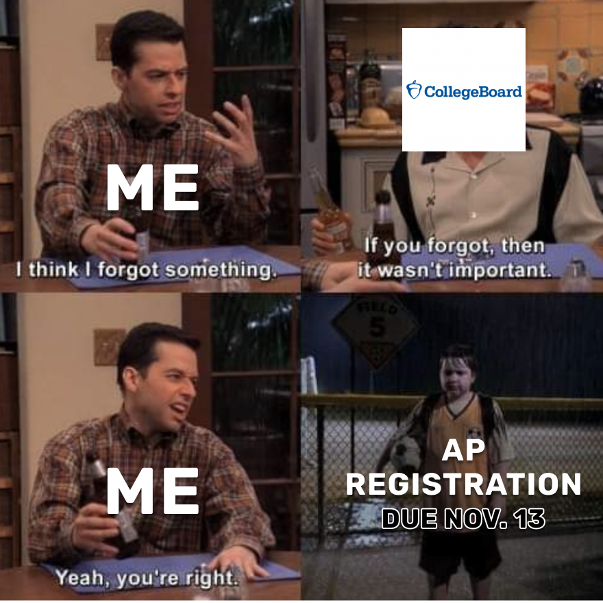 thinkfiveable's tweet photo. November 13th is the last day to register for AP exams ๐๏ธ. Contact your AP coordinator if you're not registered. Throughout the day, we'll be posting answers to common FAQs about AP registration.
#withfiveable #thinkfiveable #ap #apexams https://t.co/zQYkhgSUOH