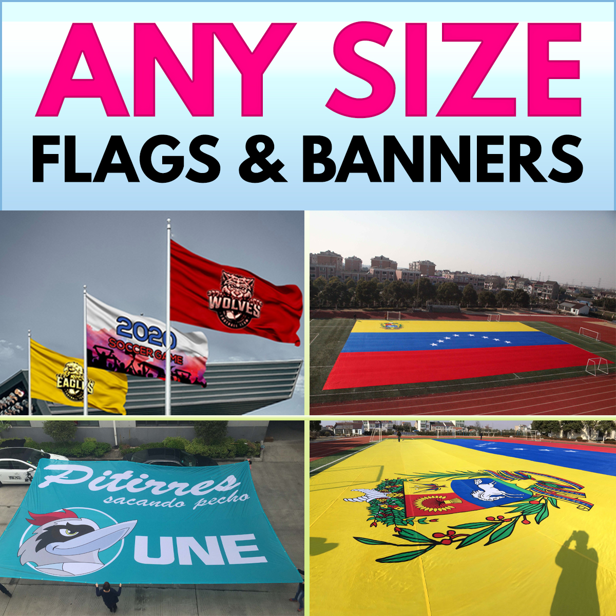 LushBanners's tweet image. We can make any size flags and banners. Big or small, we do it ALL!

Shop here: lushbanners.com/large-flags

#largeflags #largebanners #anysizebanners #lushbanners