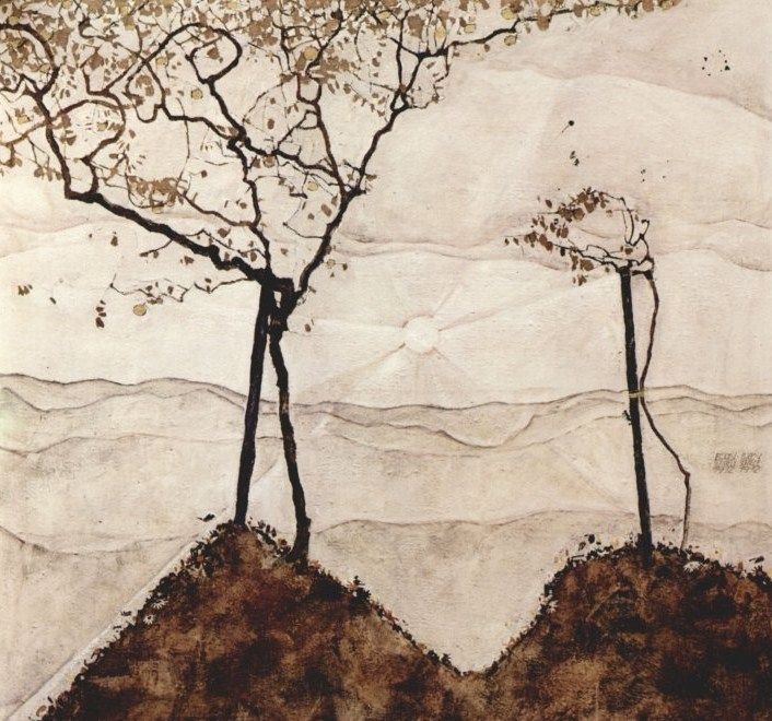 "Sole d'autunno e alberi" Egon Schiele (1912)

#1tweetforculture