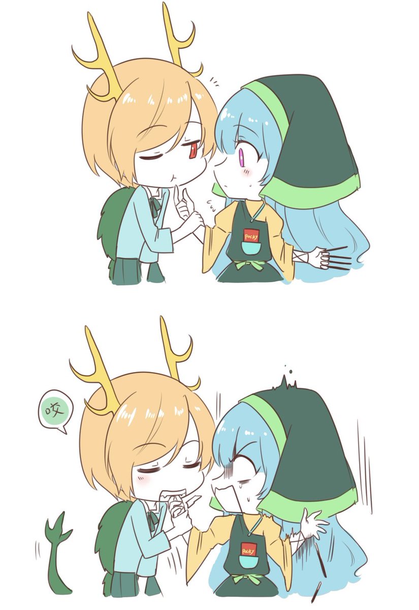 Boring_Mask's tweet image. 最後還是沒能趕上Pocky日(´Д` )總之摸了千袿的Pocky game