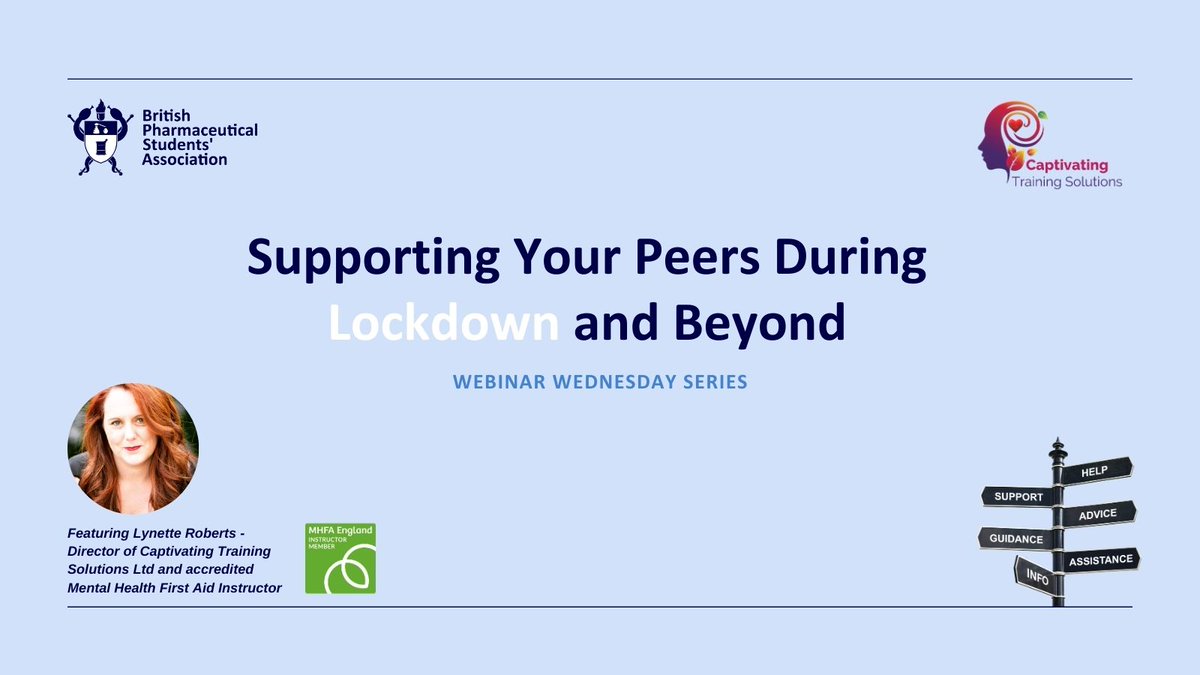 BPSA's tweet photo. The BPSA would like to introduce you to the very first event in the Webinar Wednesday series: ‘Supporting Your Peers During Lockdown and Beyond’. This is a collaboration between the BPSA and Captivating Training Solutions Ltd. Register here: https://t.co/zrQCFVZRxy https://t.co/5GMUiW4kog