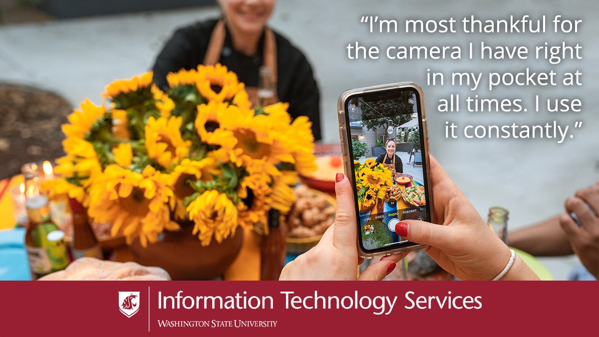 itswsu's tweet image. Cameras have come a long way. Does anyone remember sending film out to get developed? What tech advancement are you most grateful for? #ThankfulForTech #GoCougs