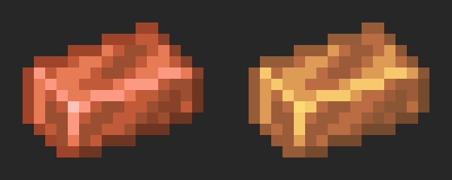 Schmueles's tweet photo. @JasperBoerstra Great improvements. I would strongly suggest to shift copper colors more towards yellow, I made this example (on the right) with with colors as close to real copper as possible. https://t.co/N7sr29j8t7