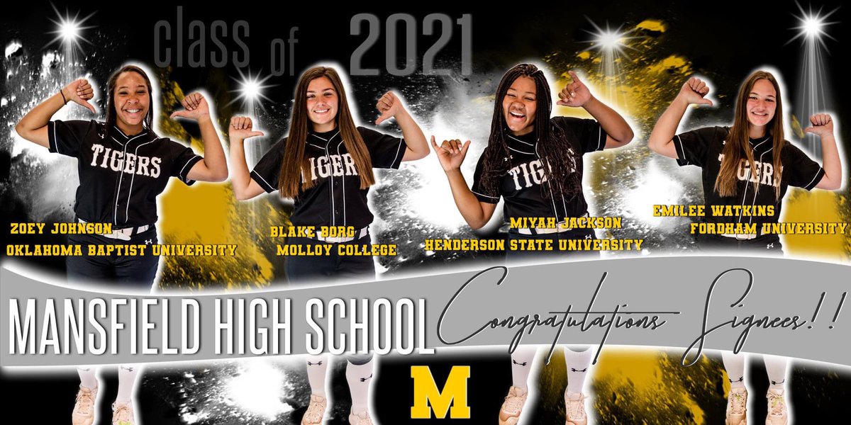 Mansfield_Sball's tweet photo. So excited to celebrate Signing Day with our seniors!!
#WeAreMansfield
#MaberryStrong https://t.co/cLzvRGyPR5