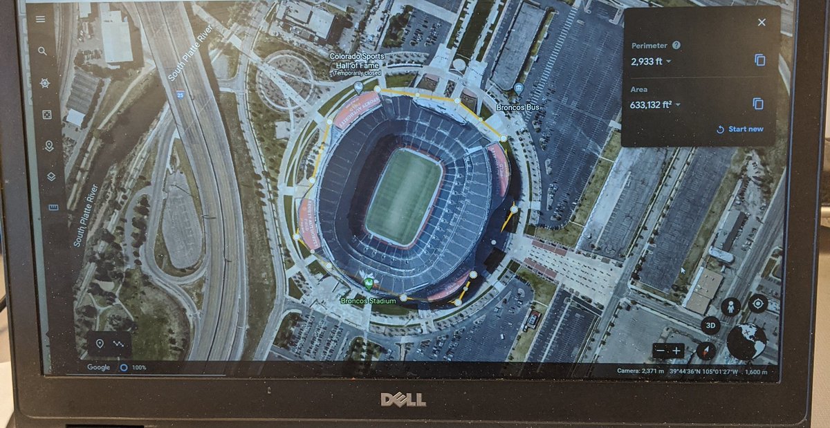 MathEberly's tweet photo. Took measurements of our school playground on Google Earth -- talked perimeter and area then compared it to other interesting places--- SO AWESOME!!! #mathisthebest #mathiseverywhere #mathisfun https://t.co/wrvUZ7w8Qg