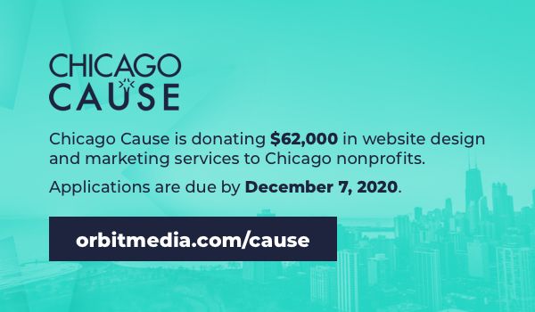 manamica's tweet photo. It's that time again! We’re proud to partner with @chicagocause to award free marketing services to a #Chicago #nonprofit! 🎁
Check it out and apply today (the application is really quick!) → https://t.co/0oFqK8alCD
#ChicagoCause @orbiteers @DTCchicago https://t.co/EK8PbnVCXi